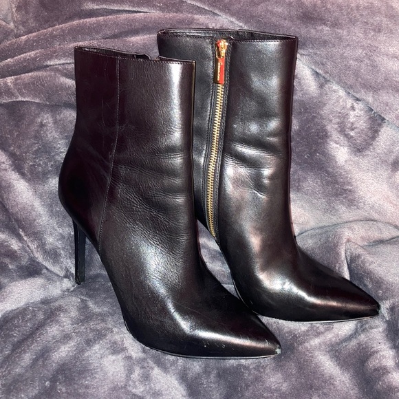 Michael Kors Shoes - LEONA MICHAEL KORS LEATHER HEELS